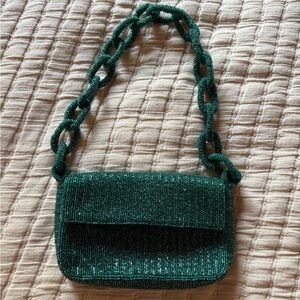 Anthropologie beaded shoulder bag